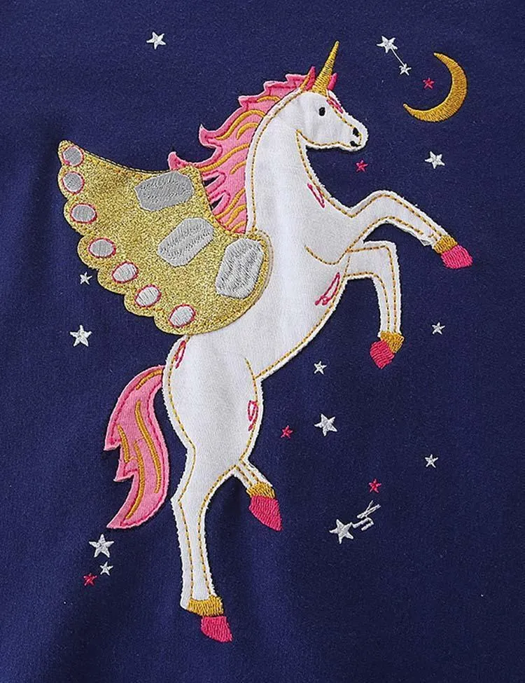 Unicorn Appliqué Sweatshirt - Image 3