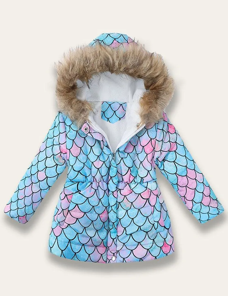 Unicorn Print Cotton Coat - Image 2