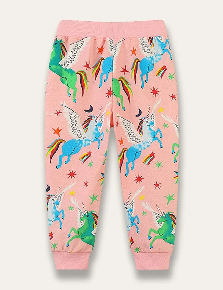 Unicorn Print Sweatpants