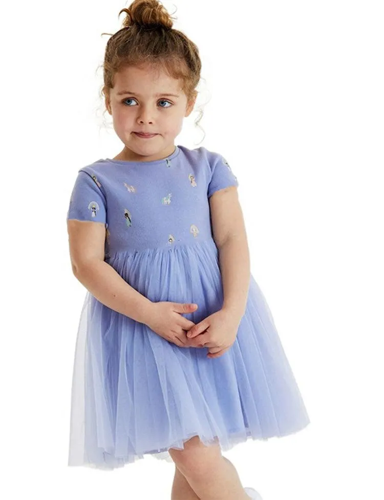 Unicorn Print Tulle Dress - Image 2