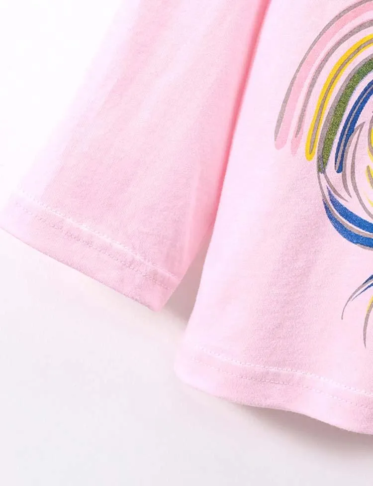 Unicorn Printed Long Sleeve T-shirt - Image 3