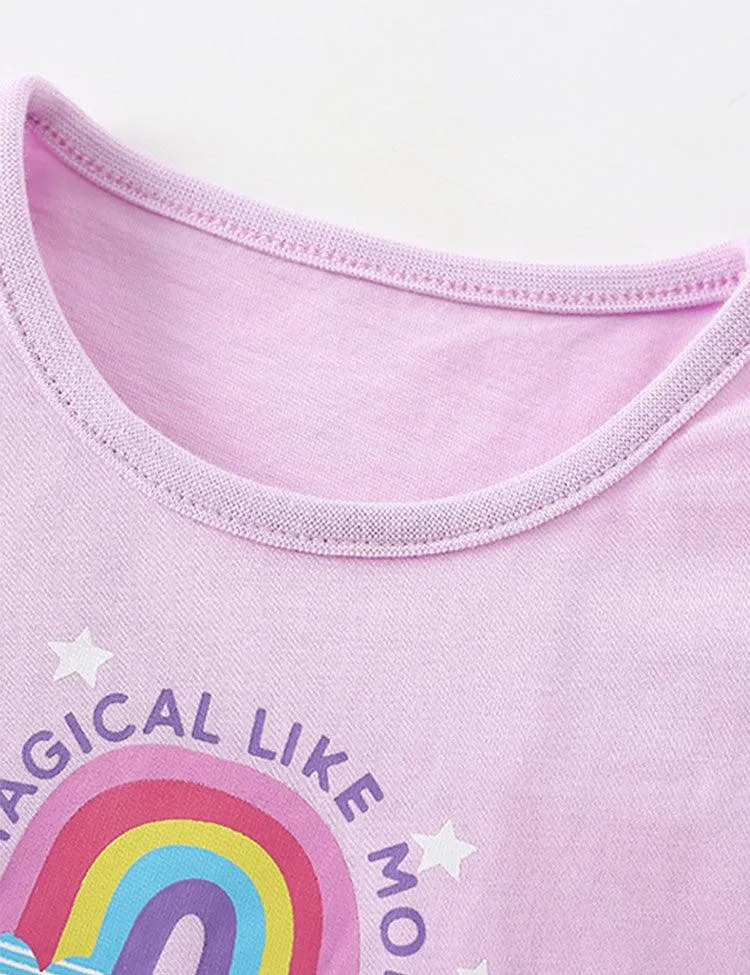 Unicorn Printed Round Neck T-shirt - Image 4