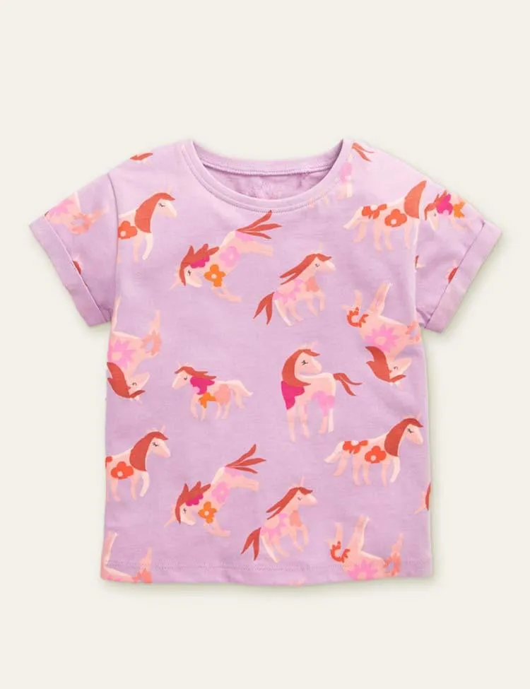 Unicorn Printed T-shirt