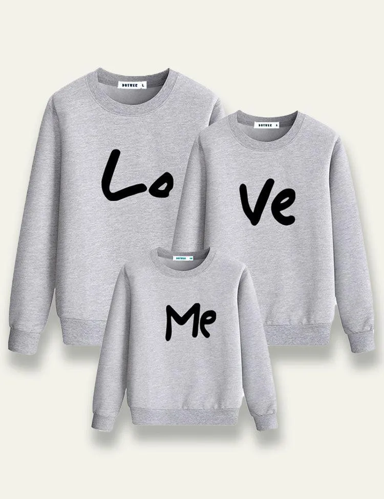 Valentine's Day Family Matching Printed Sweatshirt - Image 2