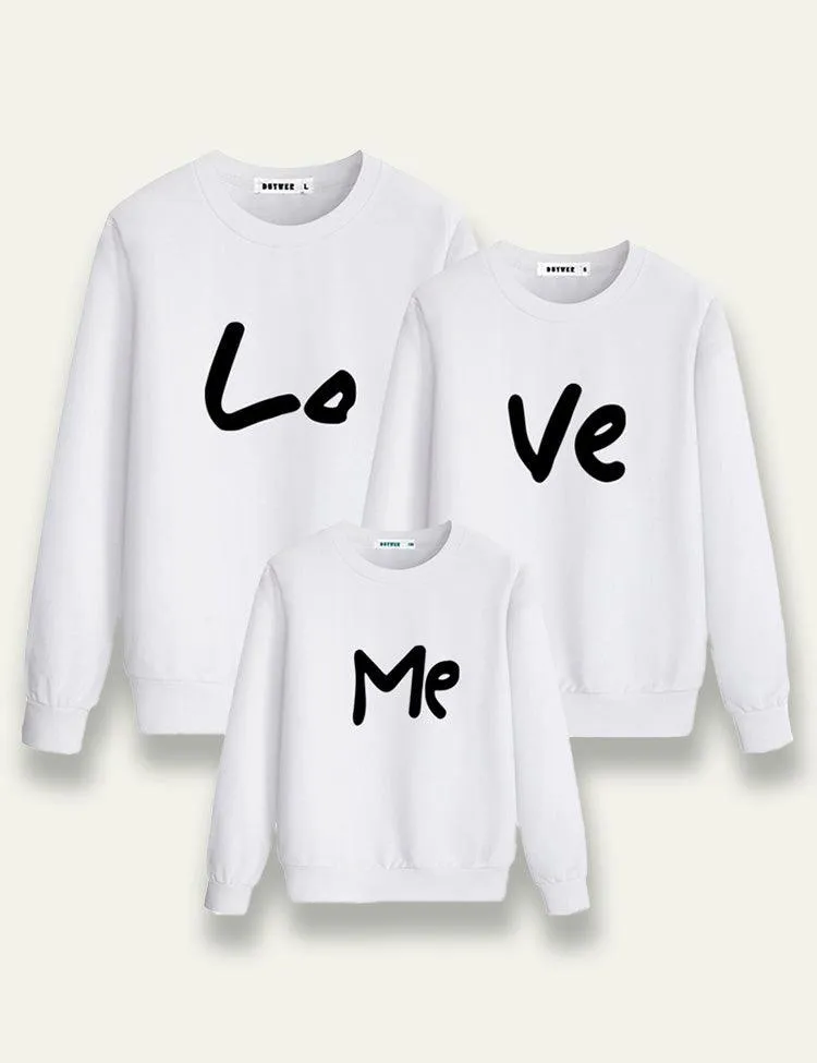 Valentine's Day Family Matching Printed Sweatshirt - Image 3