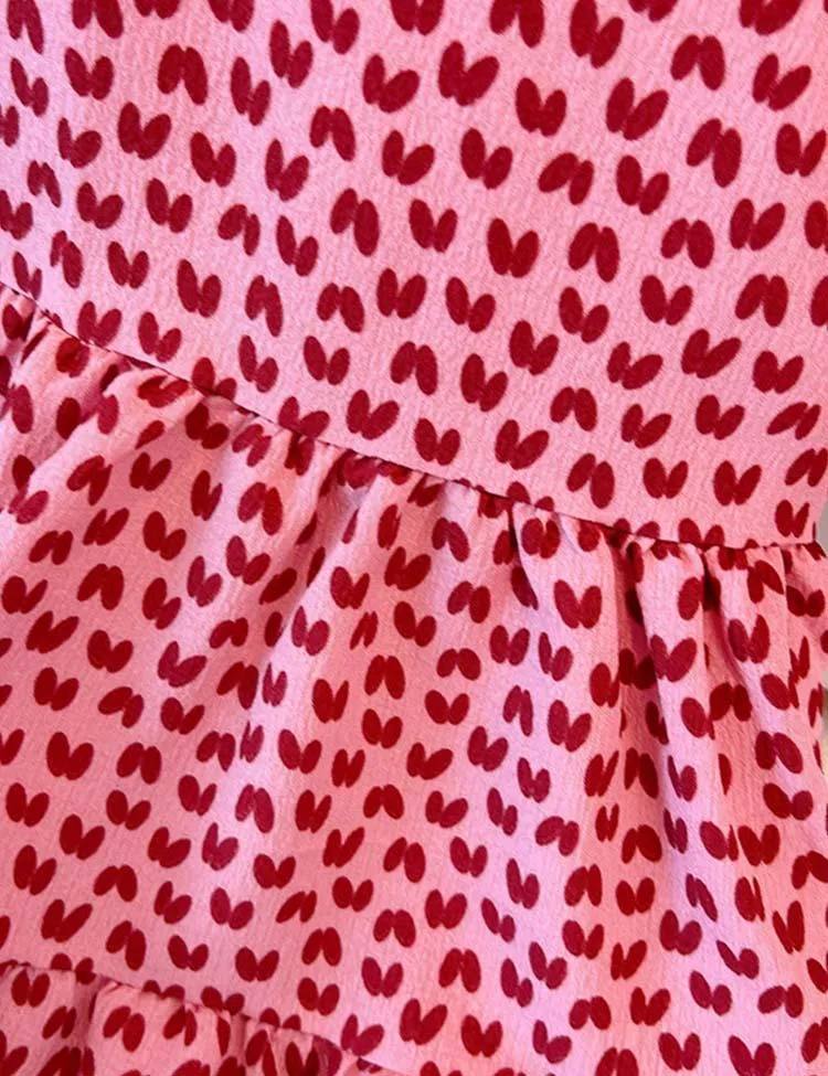 Valentine's Day Love Dotted Dress - Image 2