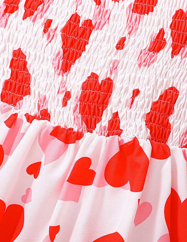 Valentine's Day Love Long Sleeve Overall Set - Image 3