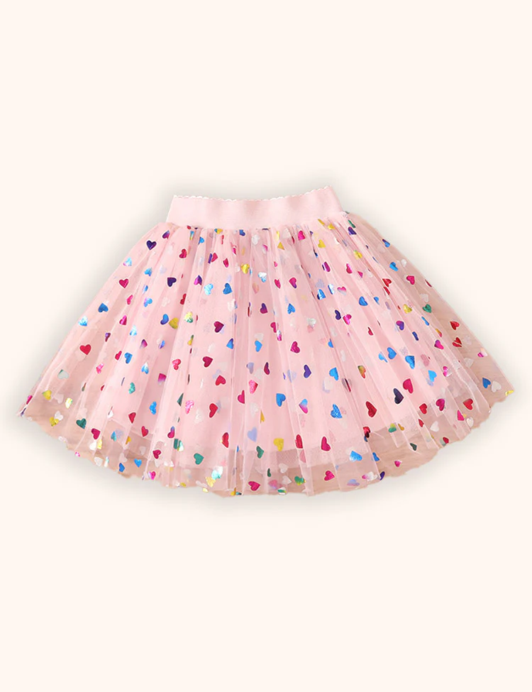 Valentine's Day Love Print Tutu Skirt - Image 2