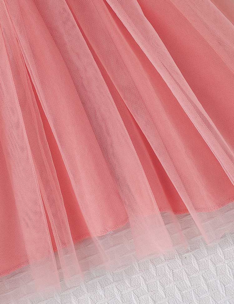Valentine's Day Love Printing Splicing Tulle Dress - Image 19
