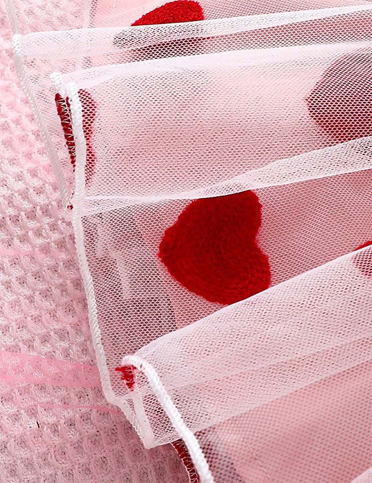 Valentine's Day Love Tulle Bow Dress - Image 2