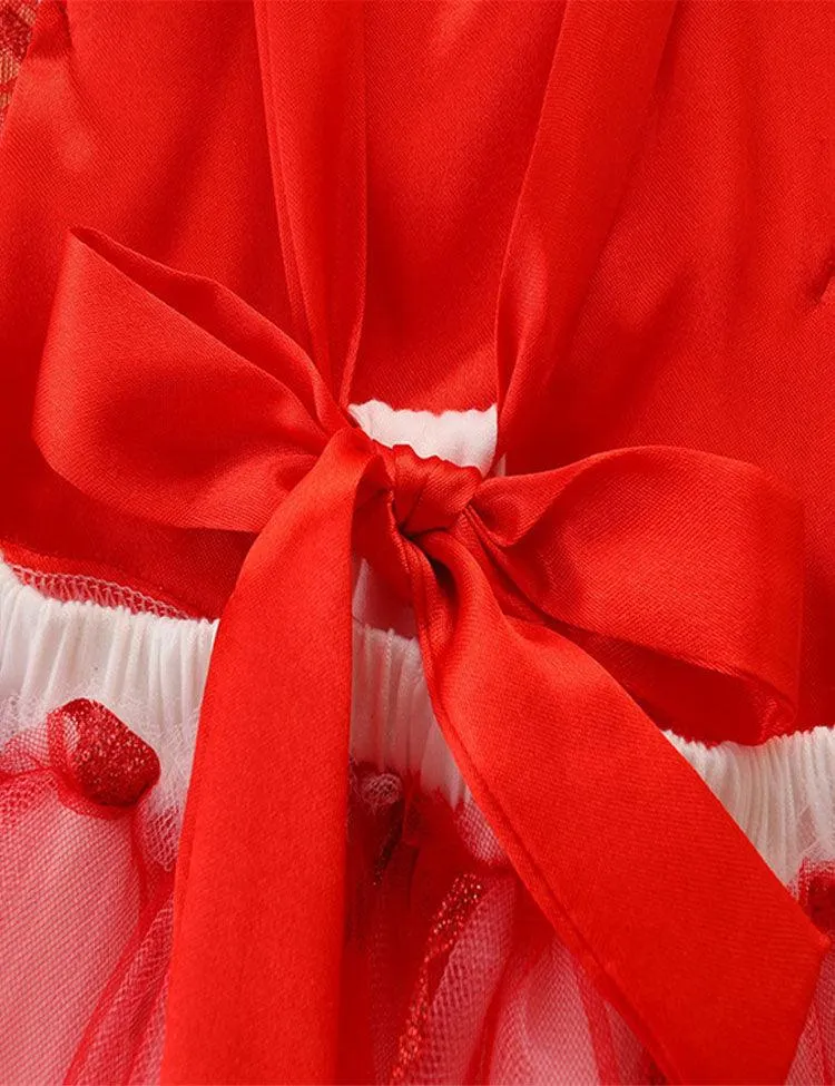 Valentine's Day Tulle Romper Dress - Image 2